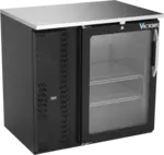 Victory Refrigeration VBBN36HC-FG-B Back Bar Refrigerator
