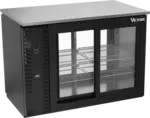 Victory Refrigeration VBBN48HC-F-GS-PT-B Pass-Thru Back Bar Refrigerator
