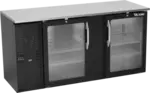 Victory Refrigeration VBBN68HC-G-B Back Bar Refrigerator