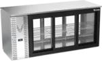 Victory Refrigeration VBBN72HC-F-GS-PT-S Pass-Thru Back Bar Refrigerator