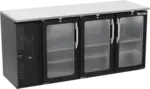 Victory Refrigeration VBBN72HC-G-B Back Bar Refrigerator