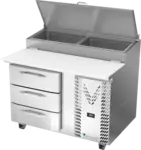 Victory Refrigeration VPPD46HC-3 46.13'' 3 Drawer Refrigerated Pizza Prep Table