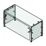 Vollrath FC-6BG-041C-HS 6-Series Velocity Cafeteria-Style Breath Guard