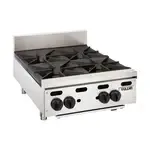 Vulcan VHP636 6 Burner Countertop Gas Hotplate / Range with Manual Controls - 30,000 BTU
