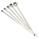 Winco MSLH-5P Measuring Spoon Set