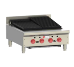 Wolf Wolf ACB25 25.13" Gas Countertop Medium Duty Radiant Charbroiler with Infinite Control - 68,000 BTU