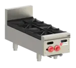 Wolf AHP212 2 Burner Countertop Gas Hotplate / Range with Manual Controls - 60,000 BTU