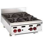 Wolf Wolf AHP424 4 Burner Countertop Gas Hotplate / Range with Manual Controls - 120,000 BTU
